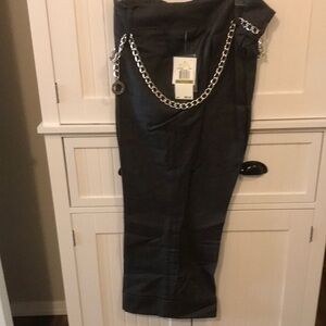 Michael Kors cropped wide leg dress pants